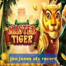 jon jones ufc record